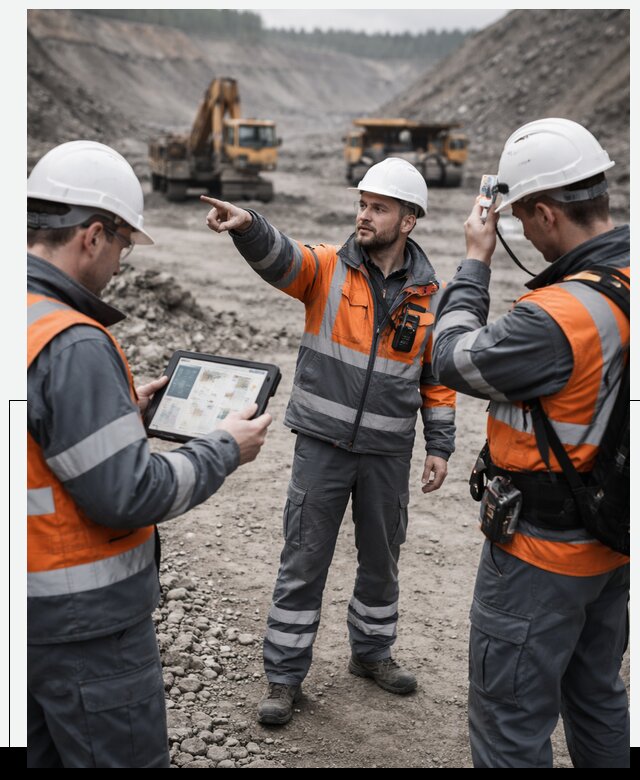 Система контроля персонала для горнодобывающей отрасли в Каспийске