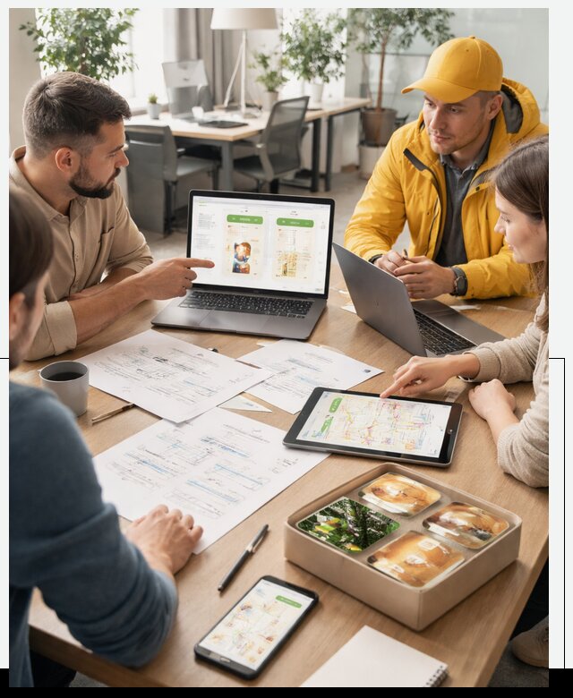 Разработка агрегатора доставки еды в Каспийске от 15272 р., АвикейКсп