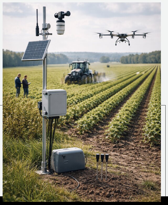 Разработка IoT мониторинга полей в Каспийске от 8654 р. | АвикейКсп